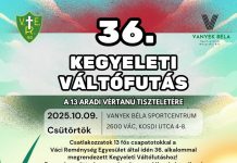 Még várja a nevezéseket a VRE a Kegyeleti váltófutásra